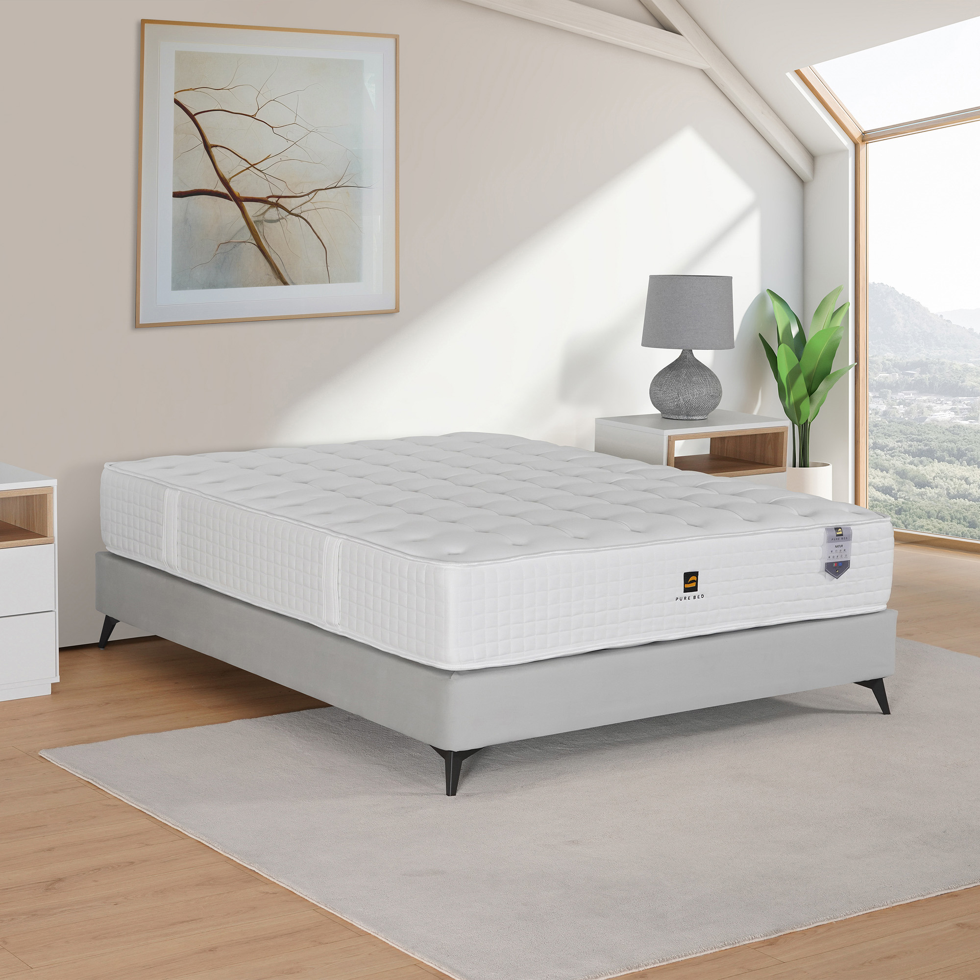 Pure Bed vzmetnice - vzmetnica NATUR
